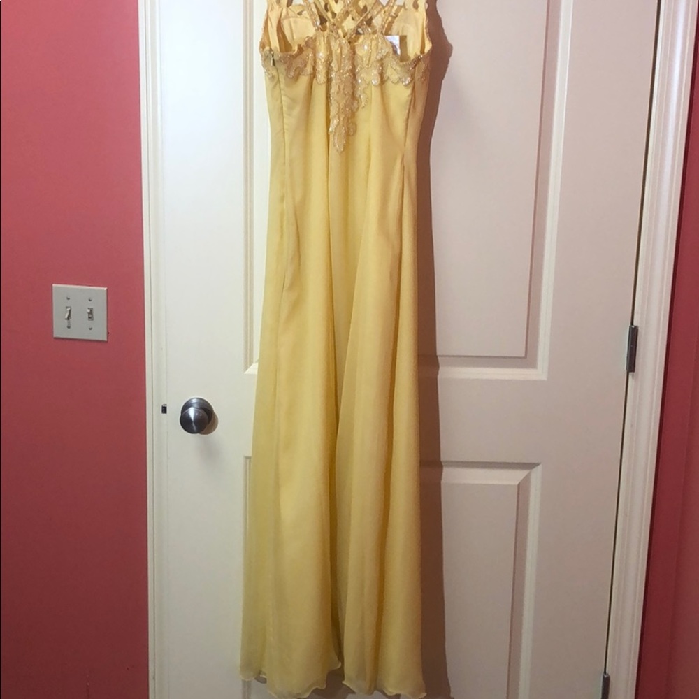 Yellow Prom Dress - Picture 4 of 4